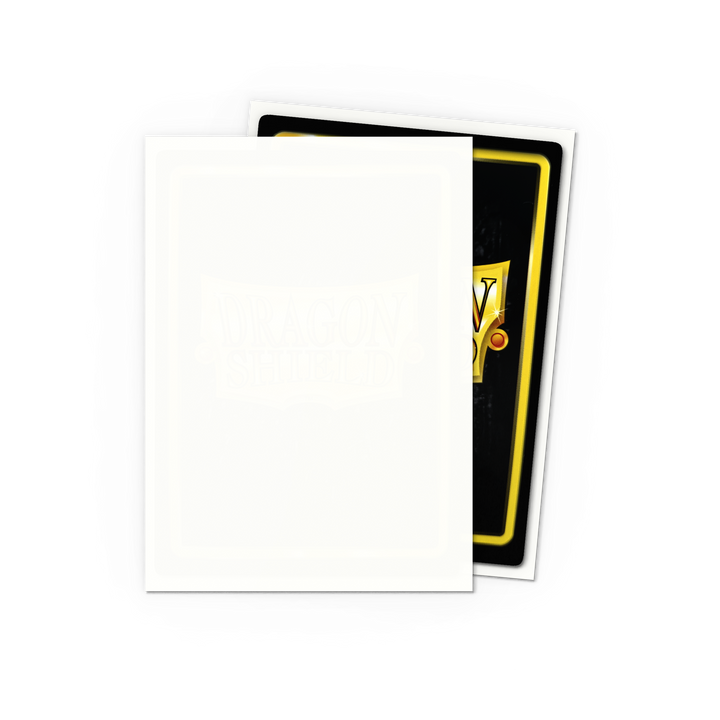 Dragon Shield - White - Matte Sleeves - Standard (100 Sleeves)