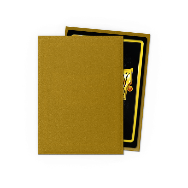 Dragon Shield - Gold - Matte Sleeves - Standard (100 Sleeves)