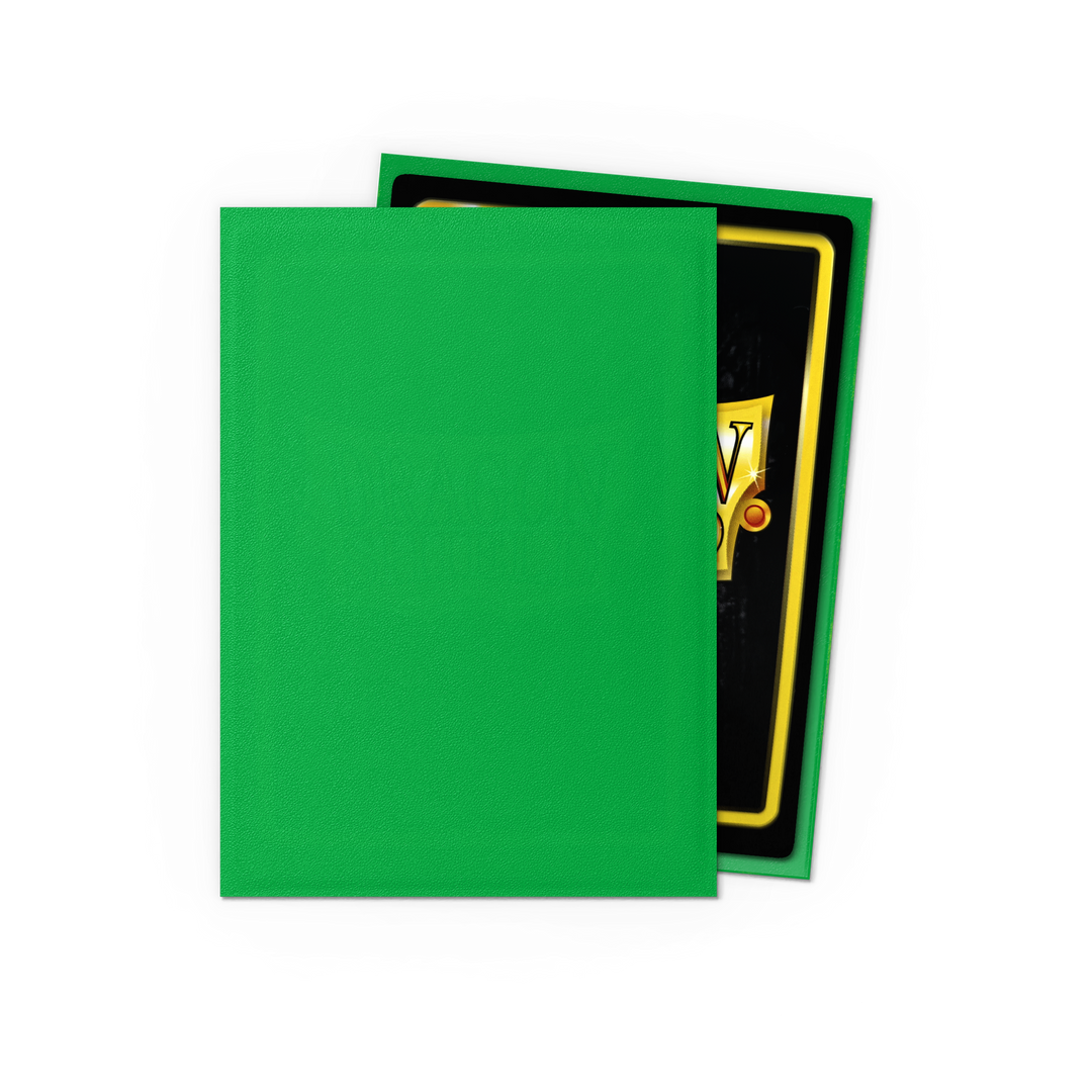Dragon Shield - Apple Green - Matte Sleeves - Standard (100 Sleeves)
