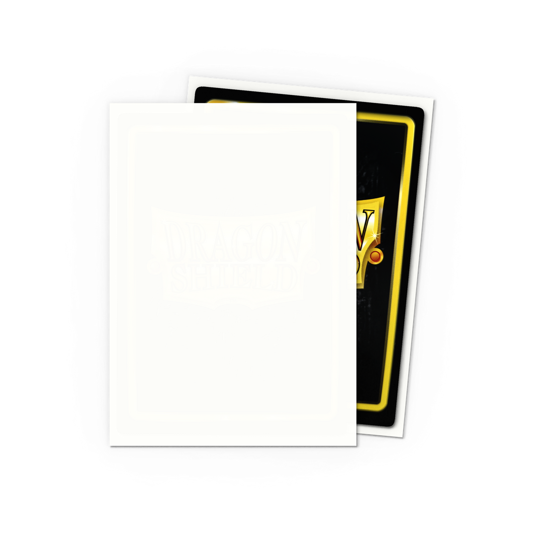 Dragon Shield - White - Classic Sleeves - Standard (100 Sleeves)