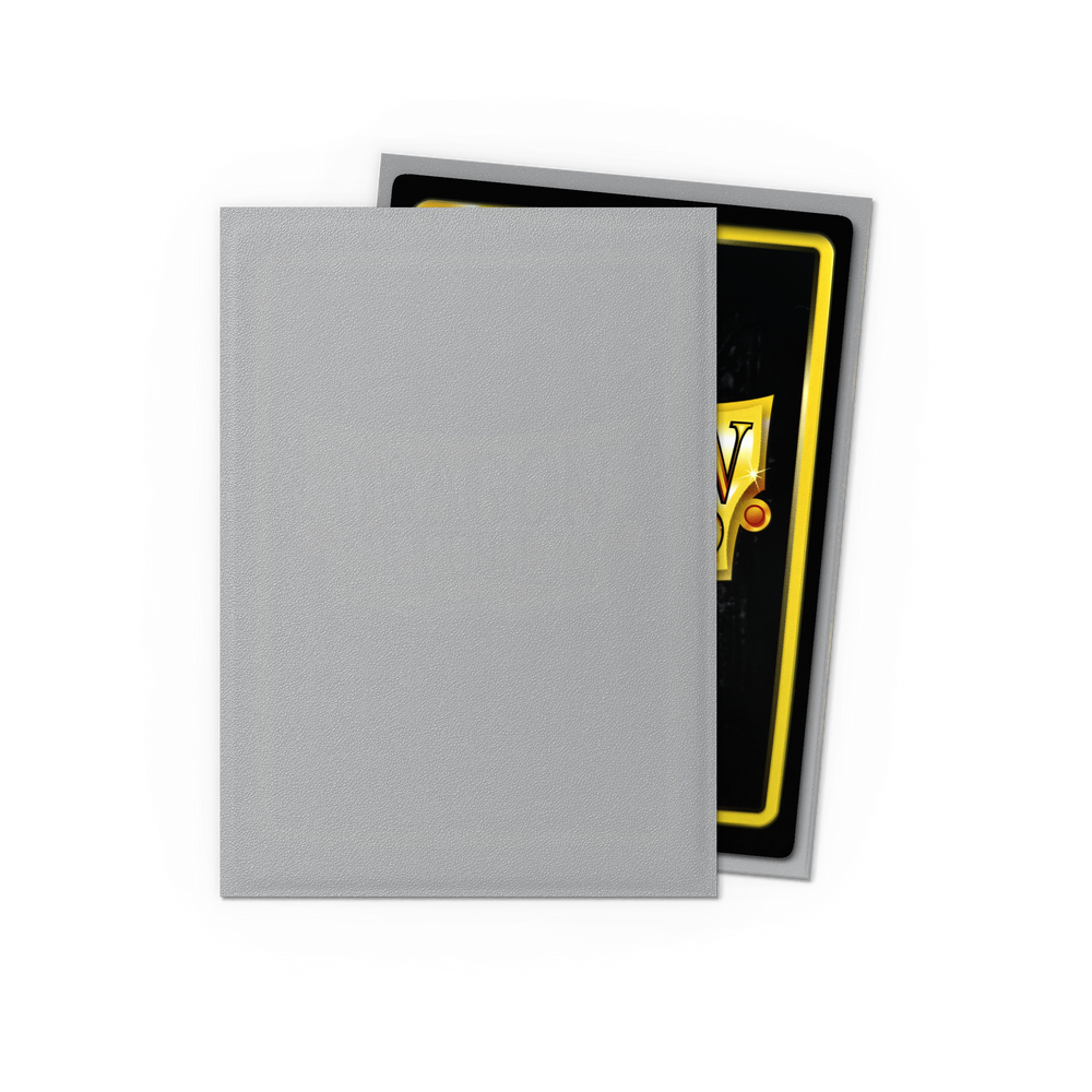 Dragon Shield - Silver - Matte Sleeves - Standard (100 Sleeves)