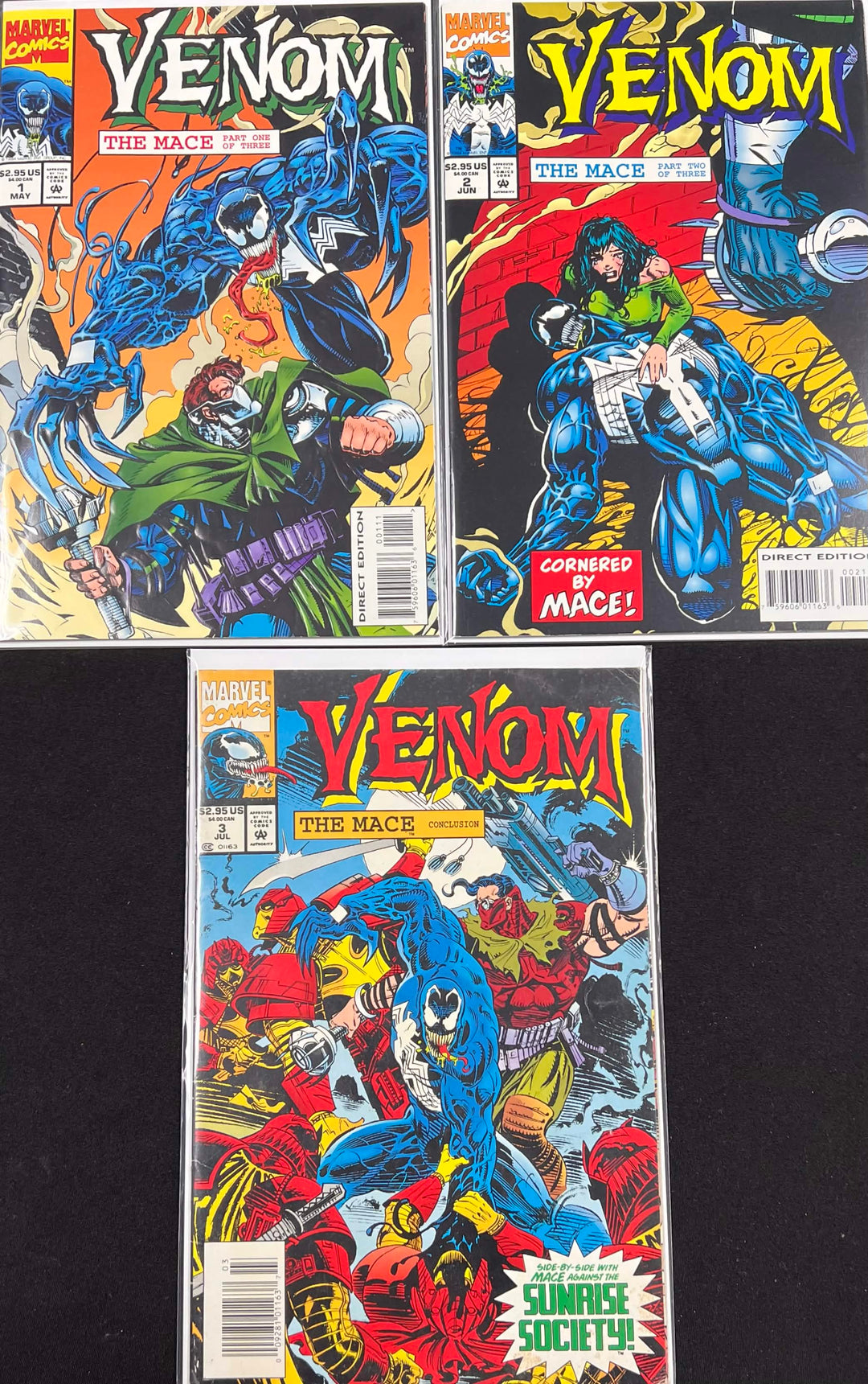 Venom: The Mace (1994) First Print Cover A 1-3