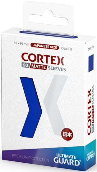 Cortex Japanese Size Sleeves 60ct - Blue Matte