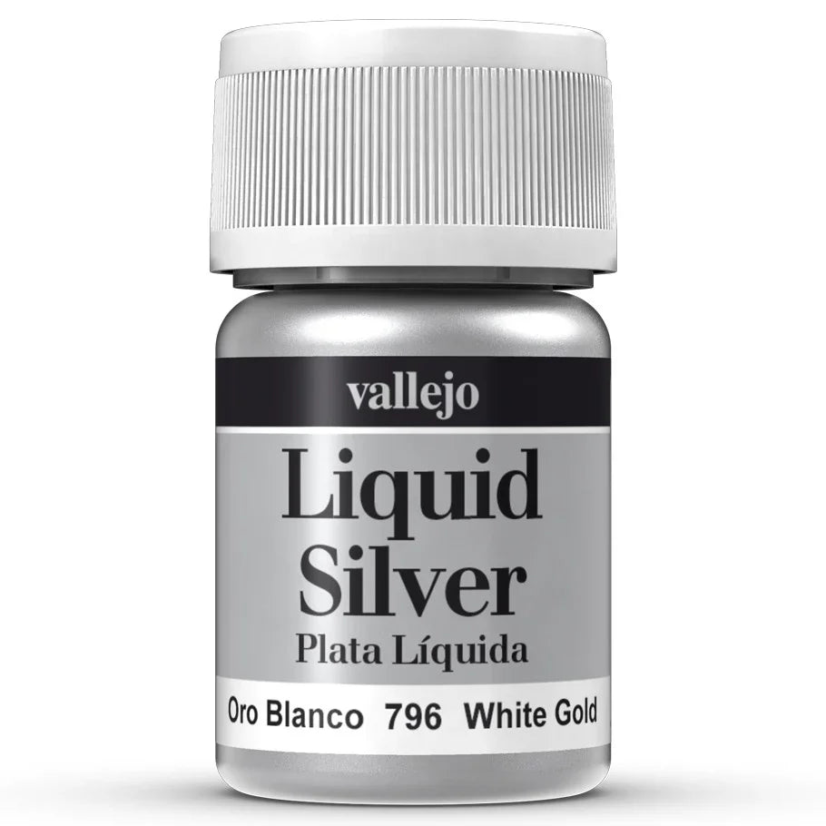 Vallejo Liquid Silver-White Gold