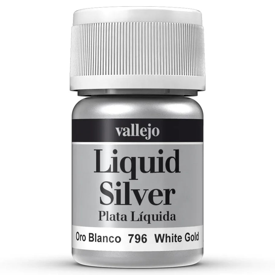 Vallejo Liquid Silver-White Gold