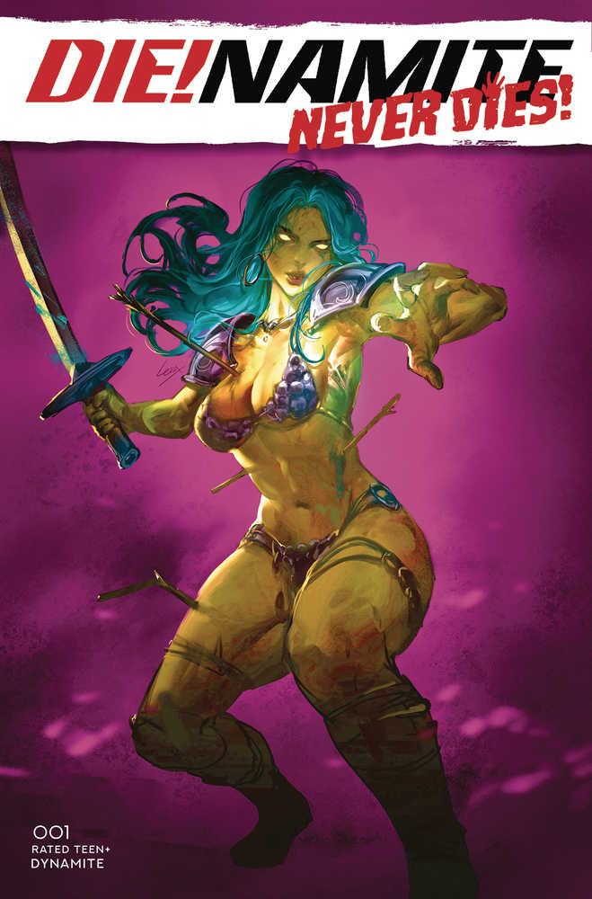 Die!Namite Never Dies #1 Cover S Foc Leirix Ultraviolet