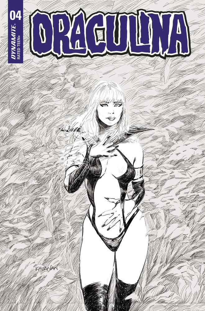 Draculina #4 Cover F 10 Copy Variant Edition Kayanan Black & White