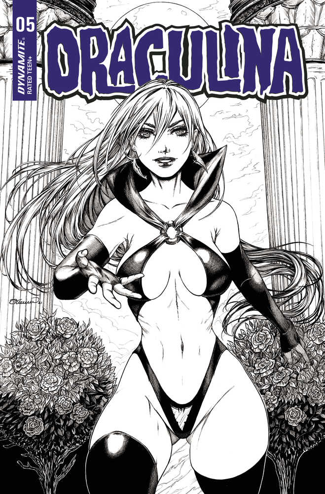 Draculina #5 Cover H 25 Copy Variant Edition Turner Black & White