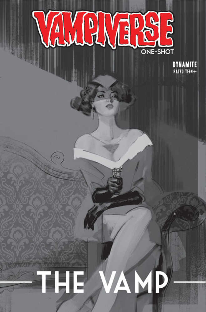 Vampiverse Presents Vamp #1 Cover J 7 Copy Foc Variant Edition Garcia Black & White