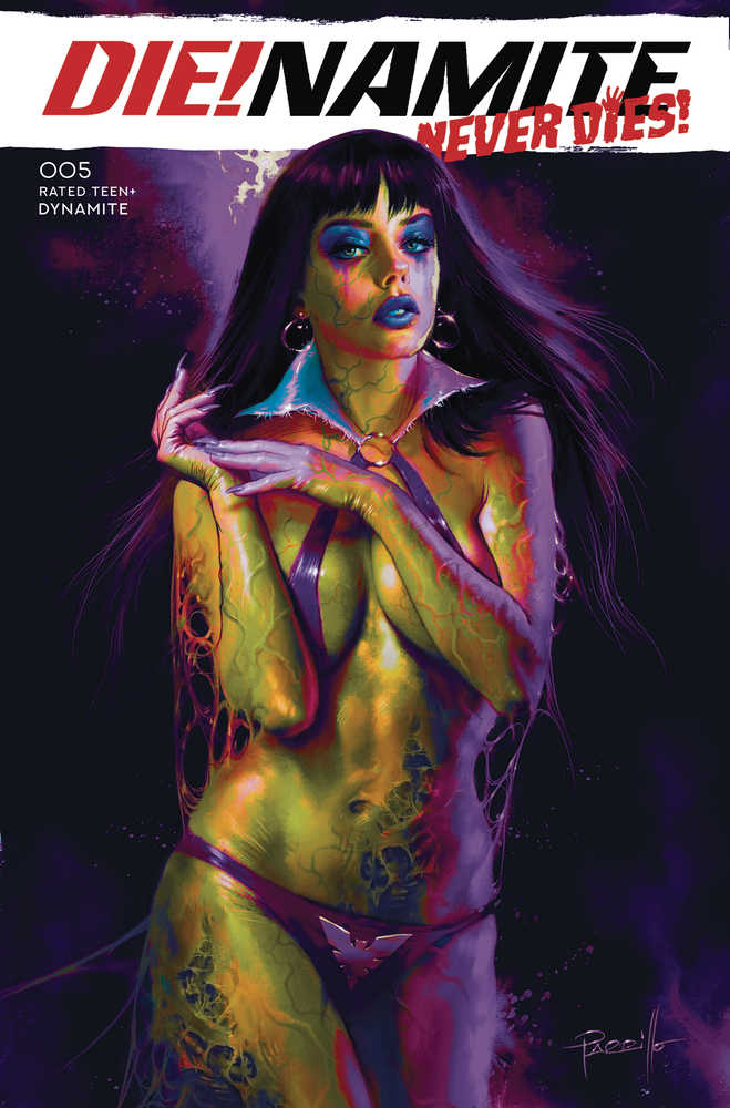 Die!Namite Never Dies #5 Cover L Foc Parrillo Ultraviolet