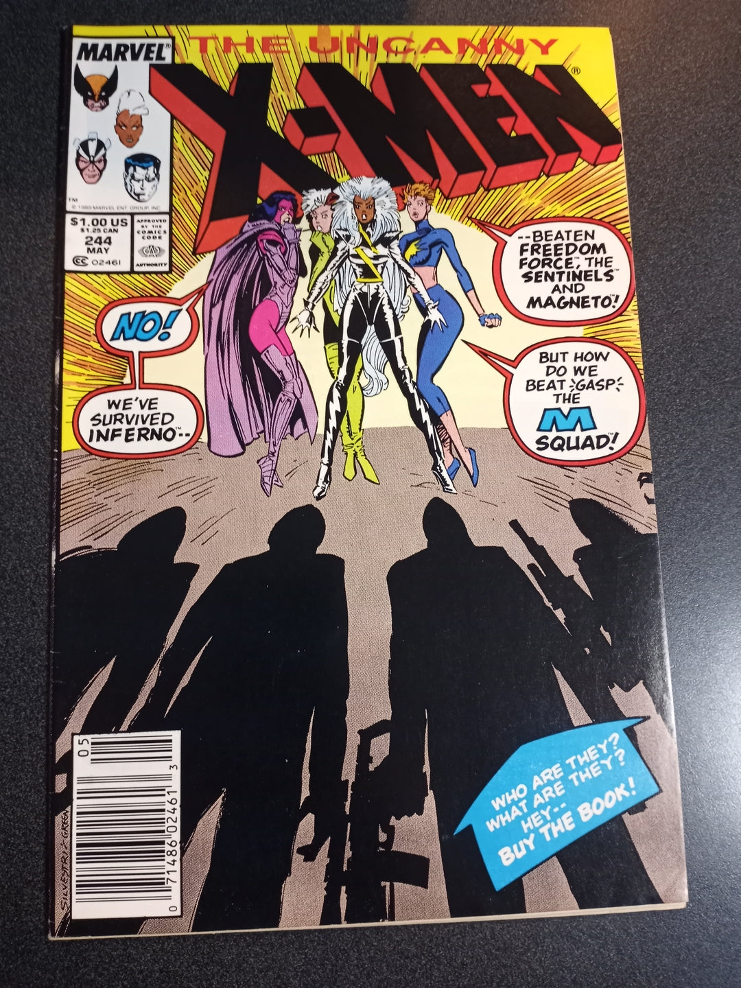 Uncanny X-Men #244 (Newsstand) VF/NM