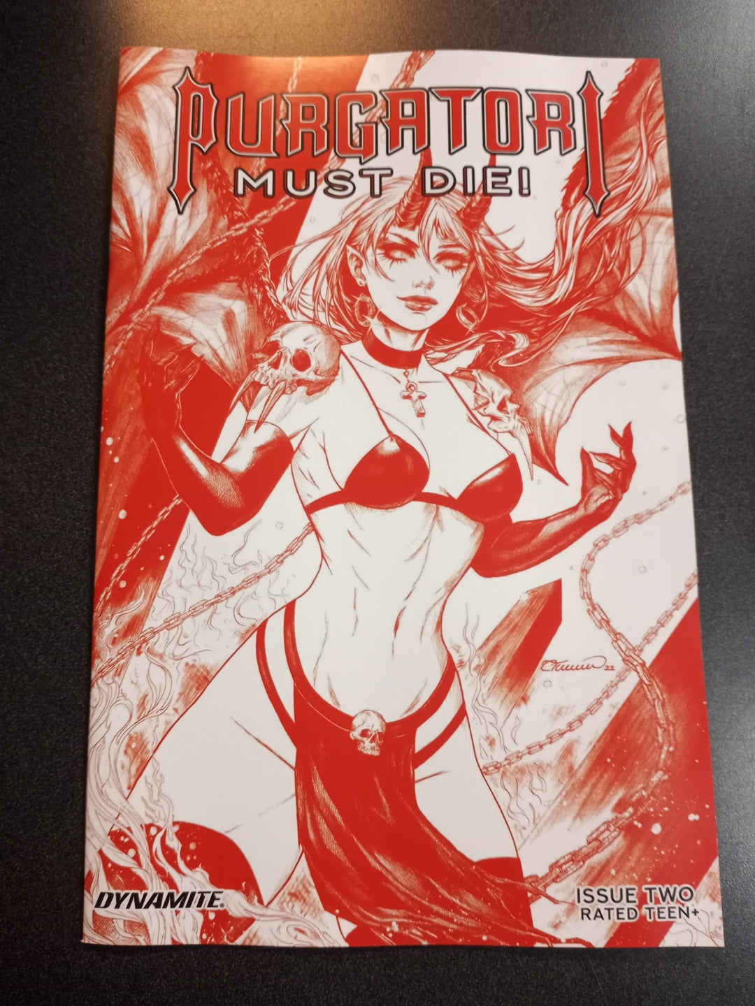 Purgatori Must Die #2 Cover N 10 Copy Foc Variant Edition Turner Red Line