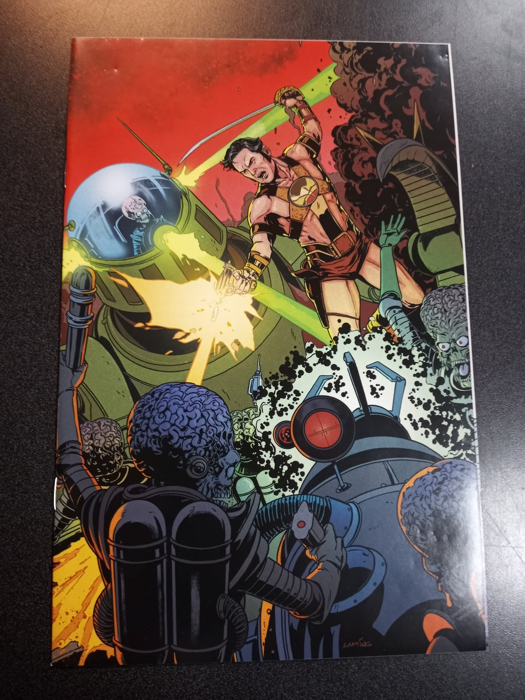 Warlord of Mars Attacks #4 1:40 Laming Virgin Variant
