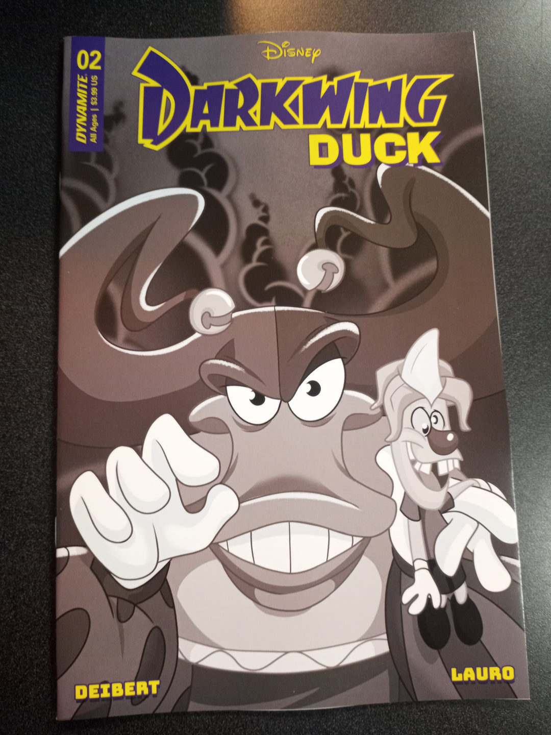 Darkwing Duck #2 Cover Za 10 Copy Foc Variant Edition Forstner Black & White