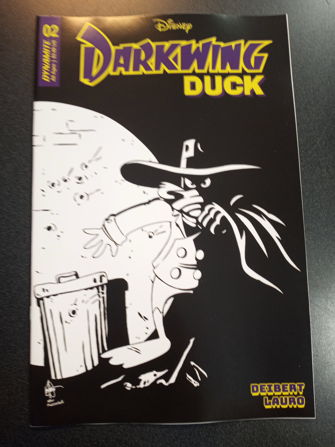 Darkwing Duck #2 Cover X 7 Copy Foc Variant Edition Haeser Black & White