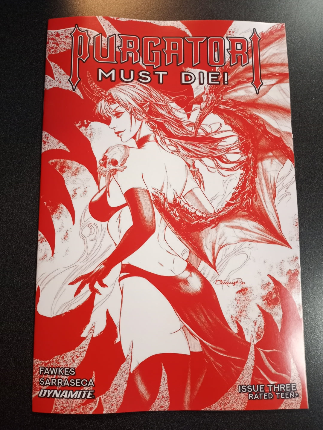 Purgatori Must Die #3 Cover N 10 Copy Foc Variant Edition Turner Red Line