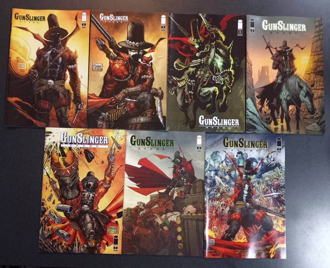 Gunslinger Spawn #1 Cover A - G Set