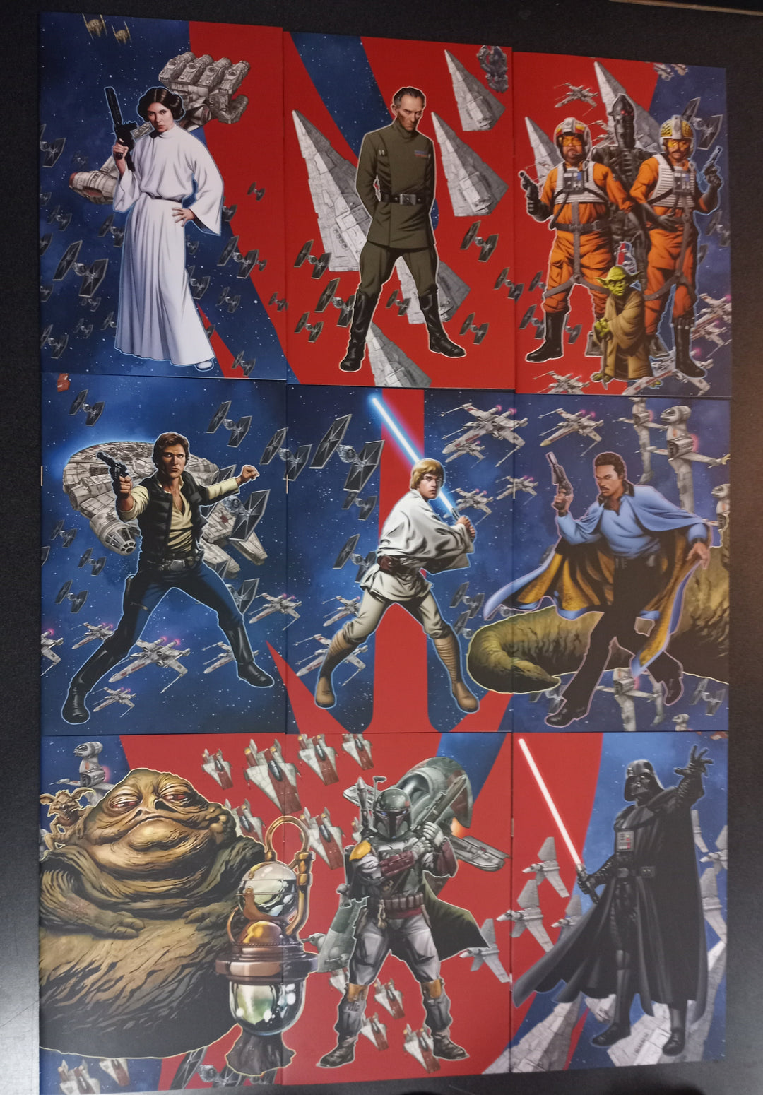 Star Wars Age of Rebellion 9 Turkish Vigin Connecting McKone Puzzle Set NM