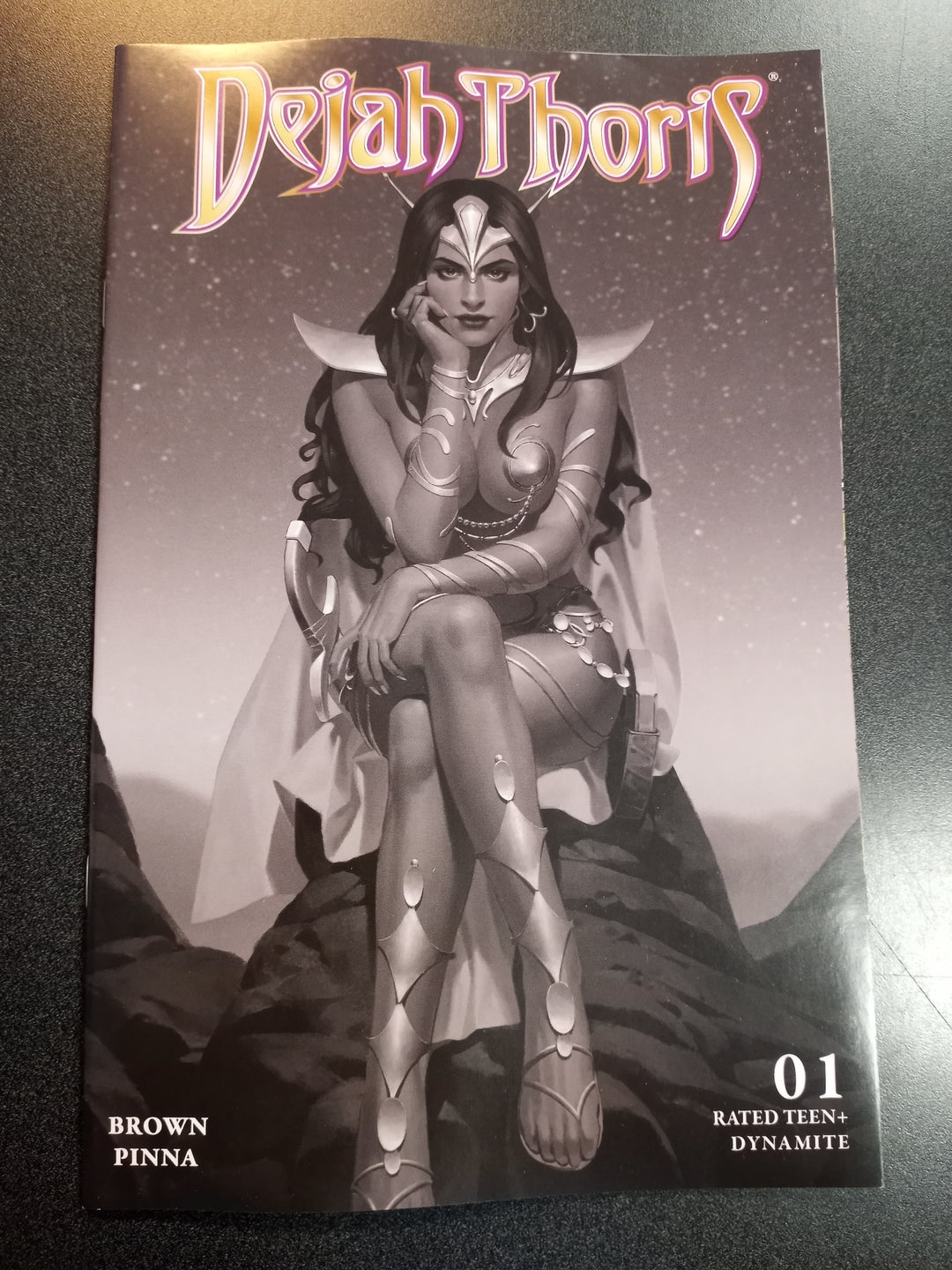 Dejah Thoris (2023) #1 Cover X 7 Copy Foc Yoon Black & White Variant Edition