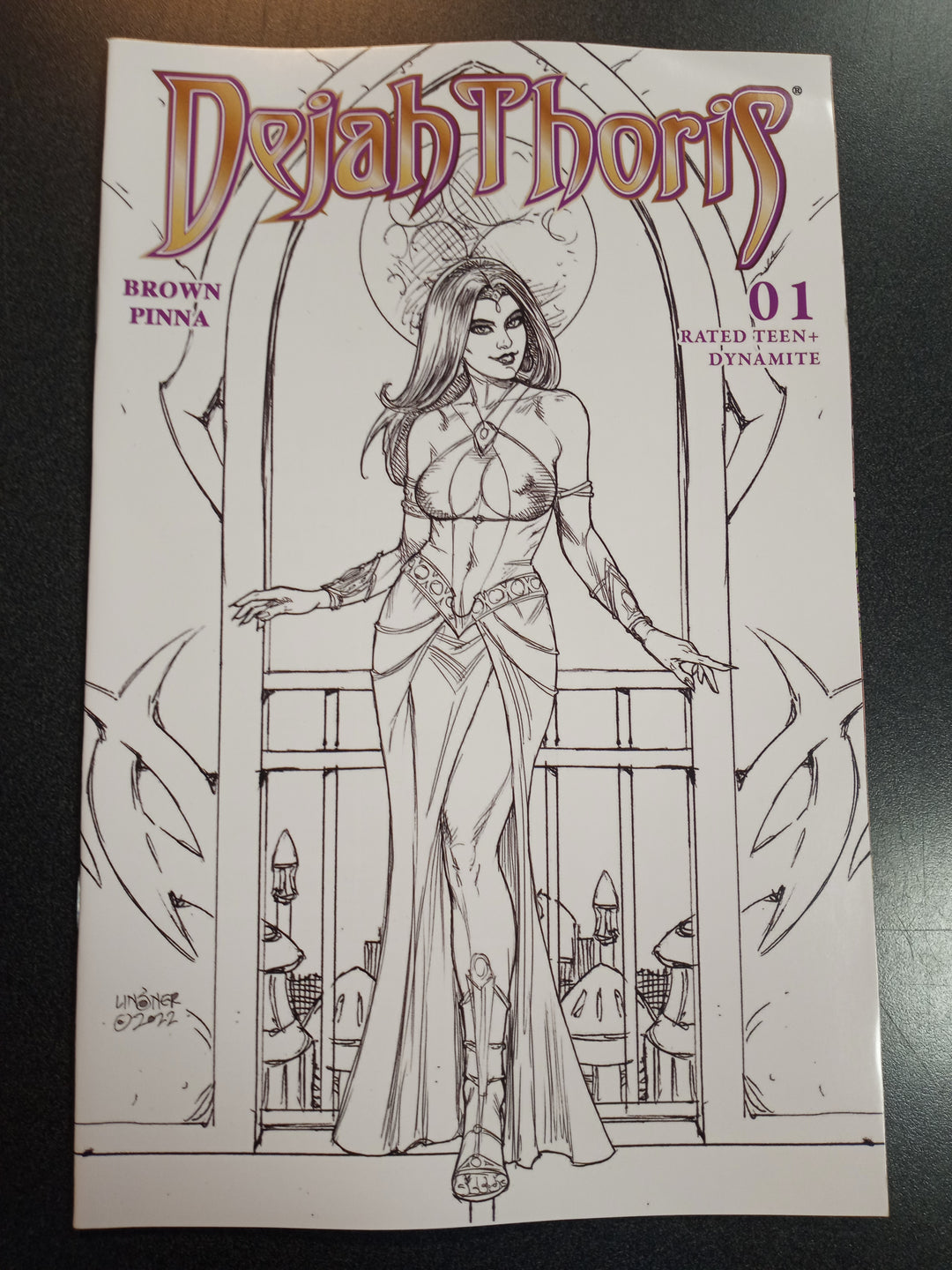 Dejah Thoris (2023) #1 Cover J 15 Copy Variant Edition Linsner Line Art