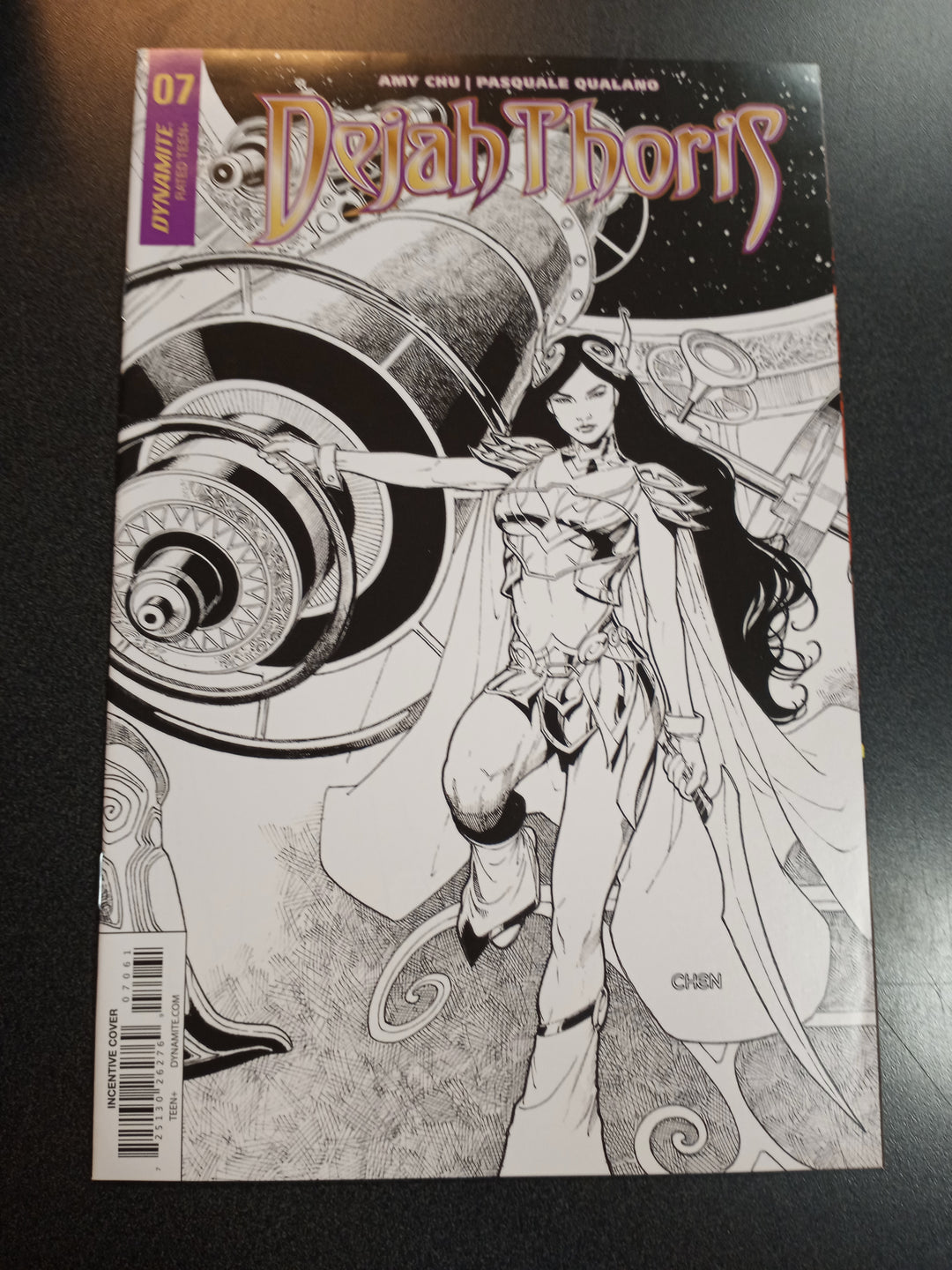 Dejah Thoris #7 1:30 Sean Chen B&W Variant
