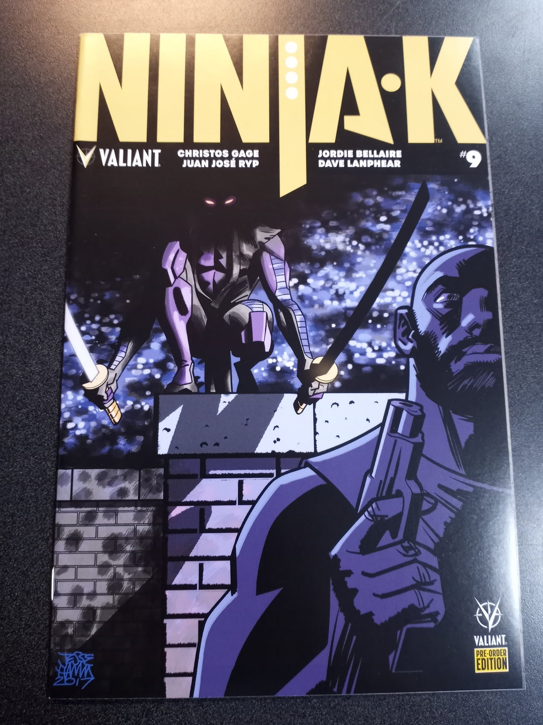 Ninja-K #9 Valiant Preorder Variant