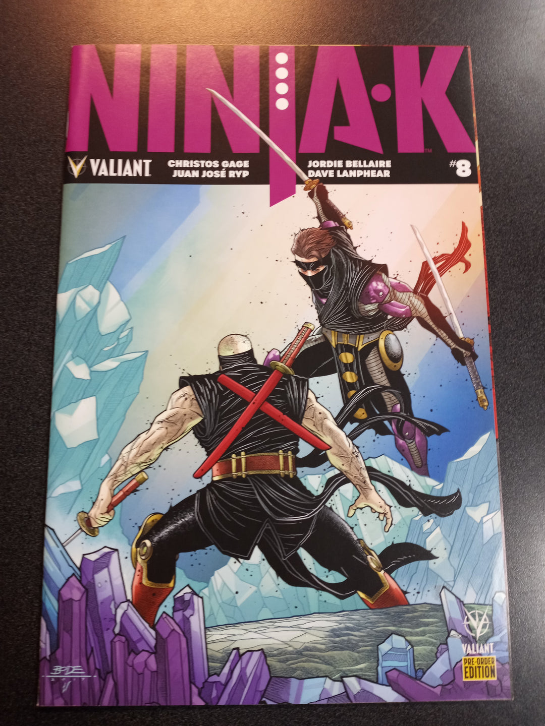 Ninja-K #8 Valiant Preorder Variant