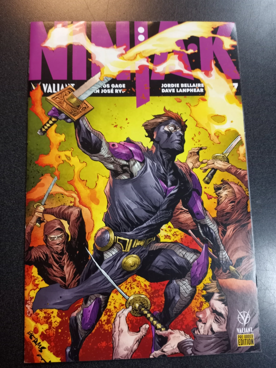 Ninja-K #7 Valiant Preorder Variant