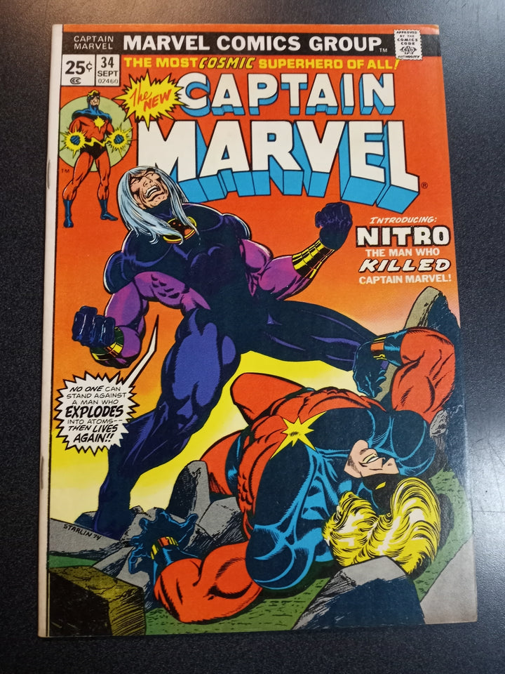 Captain Marvel #34 NM-