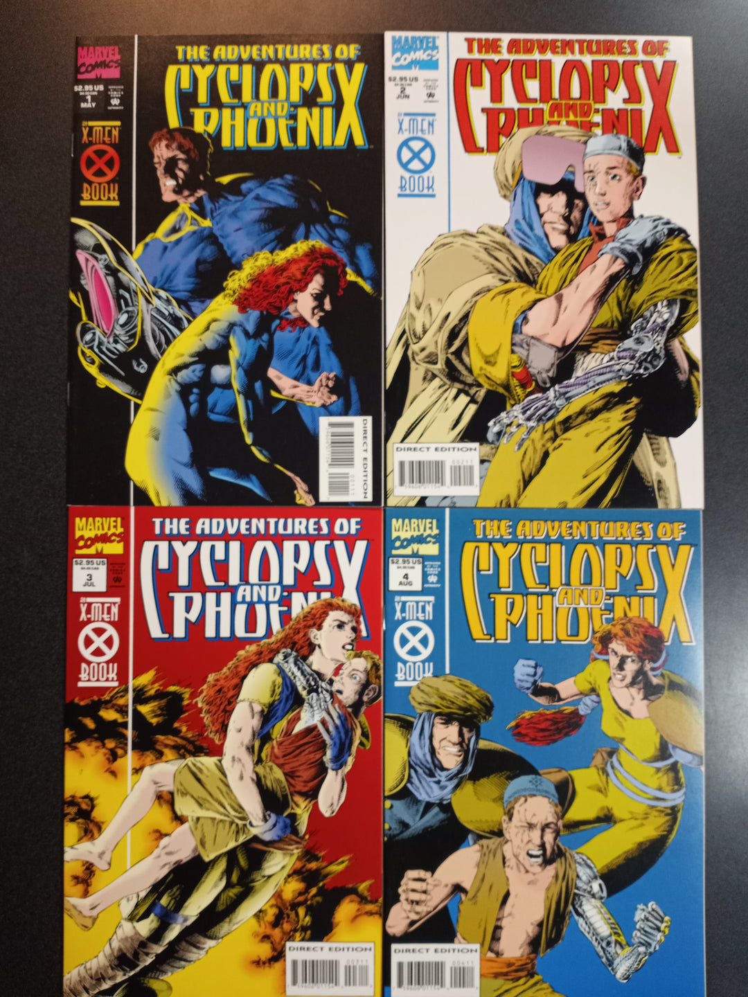 The Adventures of Cyclops and Phoenix #1 - 4 Set VF/NM