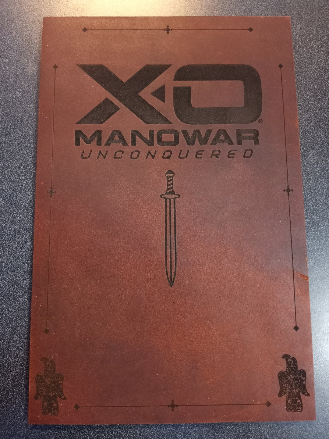 X-O Manowar Unconquered #1 1:250 Leather Cover Variant