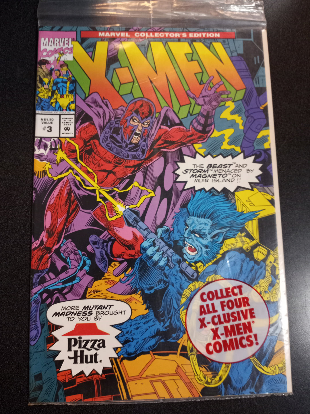 X-Men Pizza Hut Collector's Edition #3 (Polybagged) NM