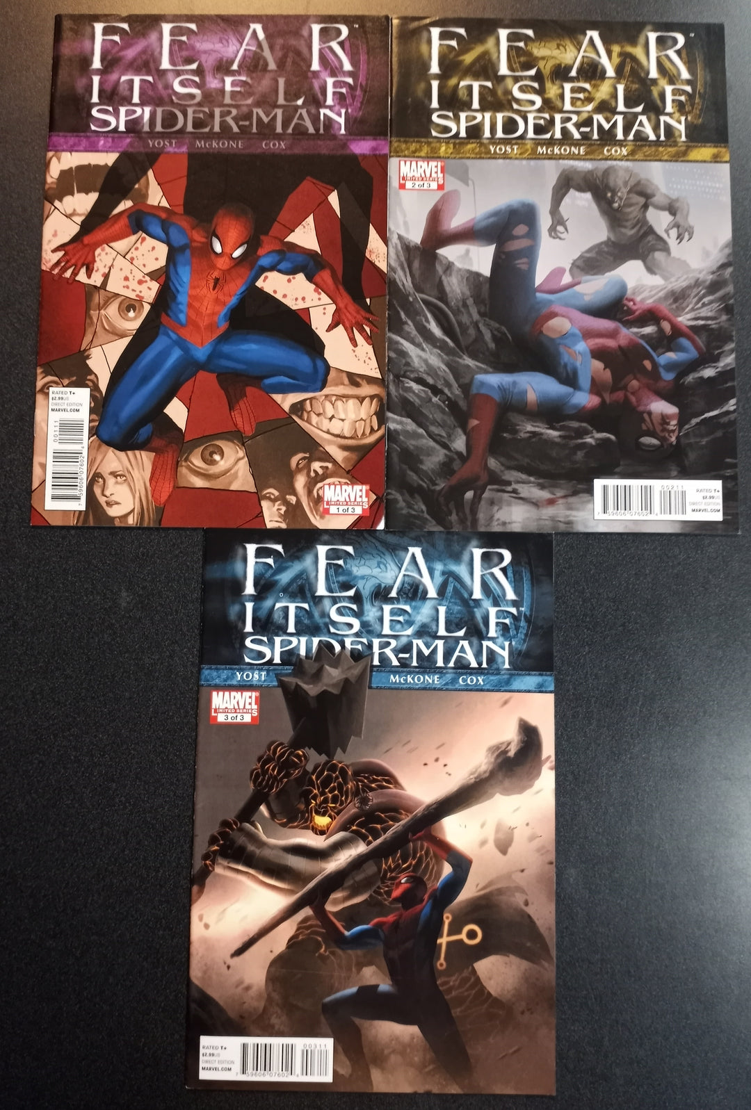 Fear Itself Spider-Man #1 - 3 Set VF/NM