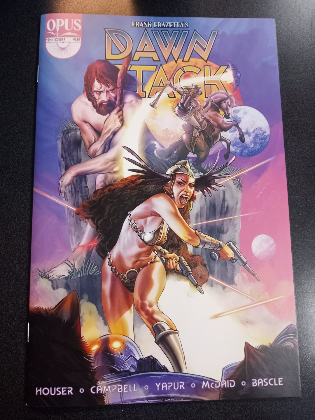 Frank Frazettas Dawn Attack #2 (Of 5) Cover A Casas