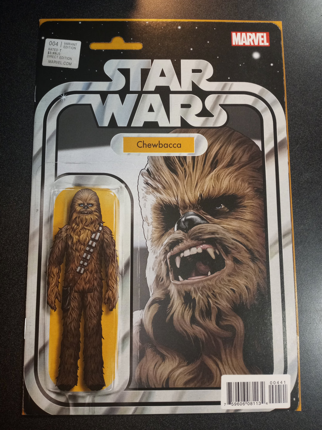 Star Wars #4 Action Figure Variant (Chewbacca) NM