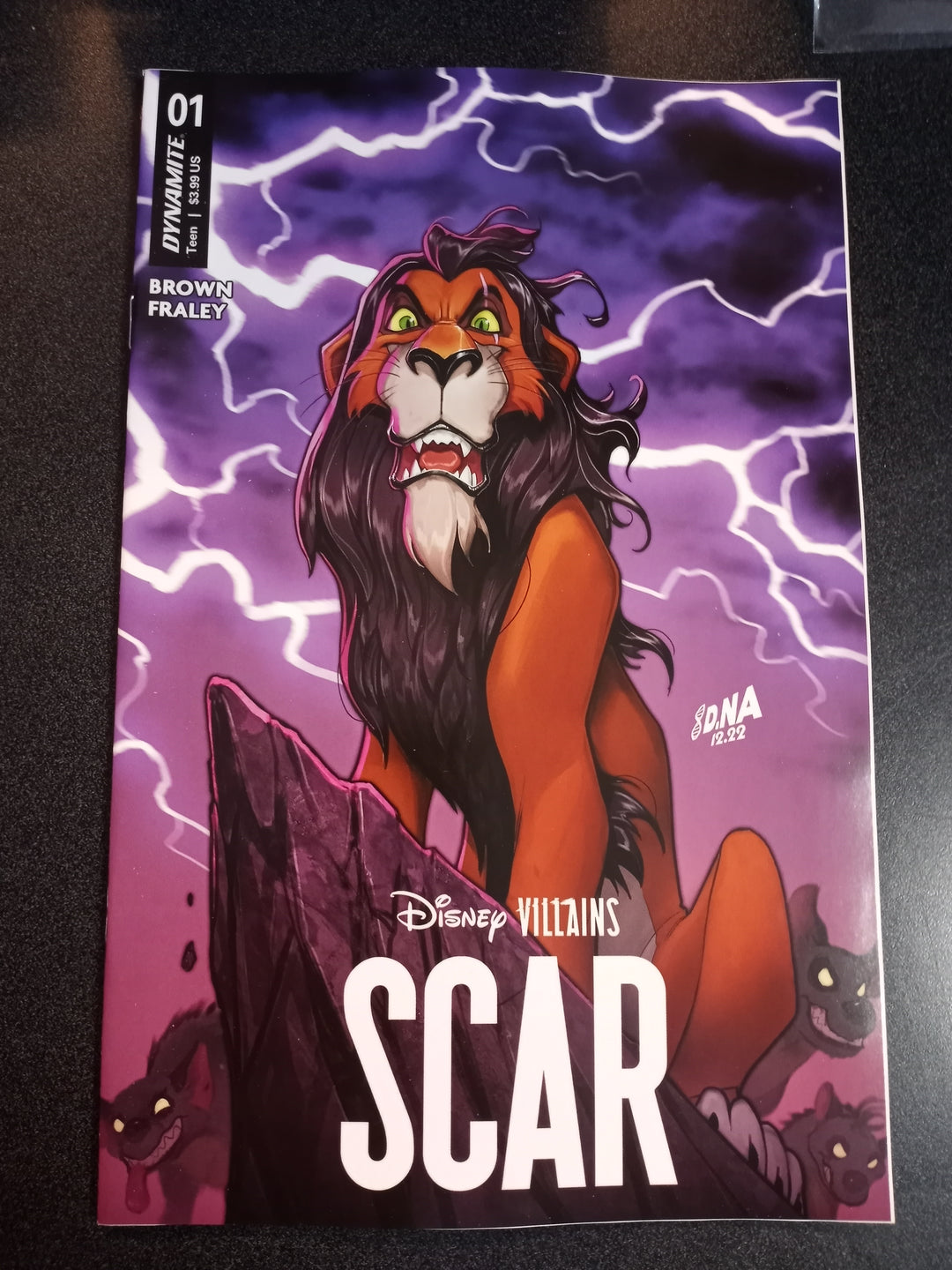 Disney Villains Scar #1 Cover G 10 Copy Variant Edition Nakayama Original