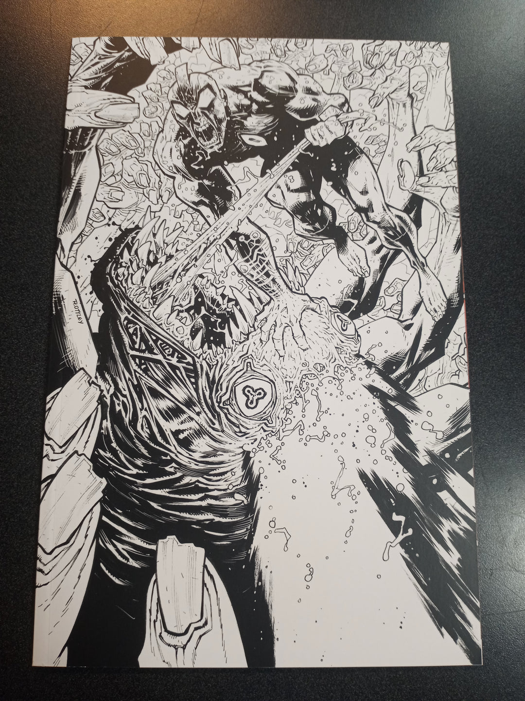 Ultramega #3 1:5 James Harren B&W Virgin Variant