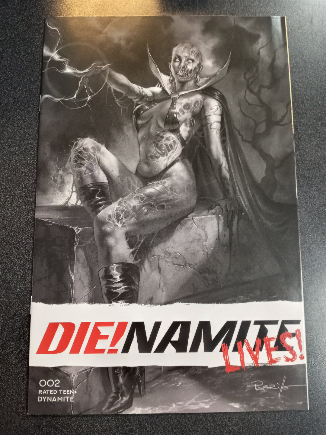 Die!namite Lives #2 1:50 Parillo Line Art Varaint