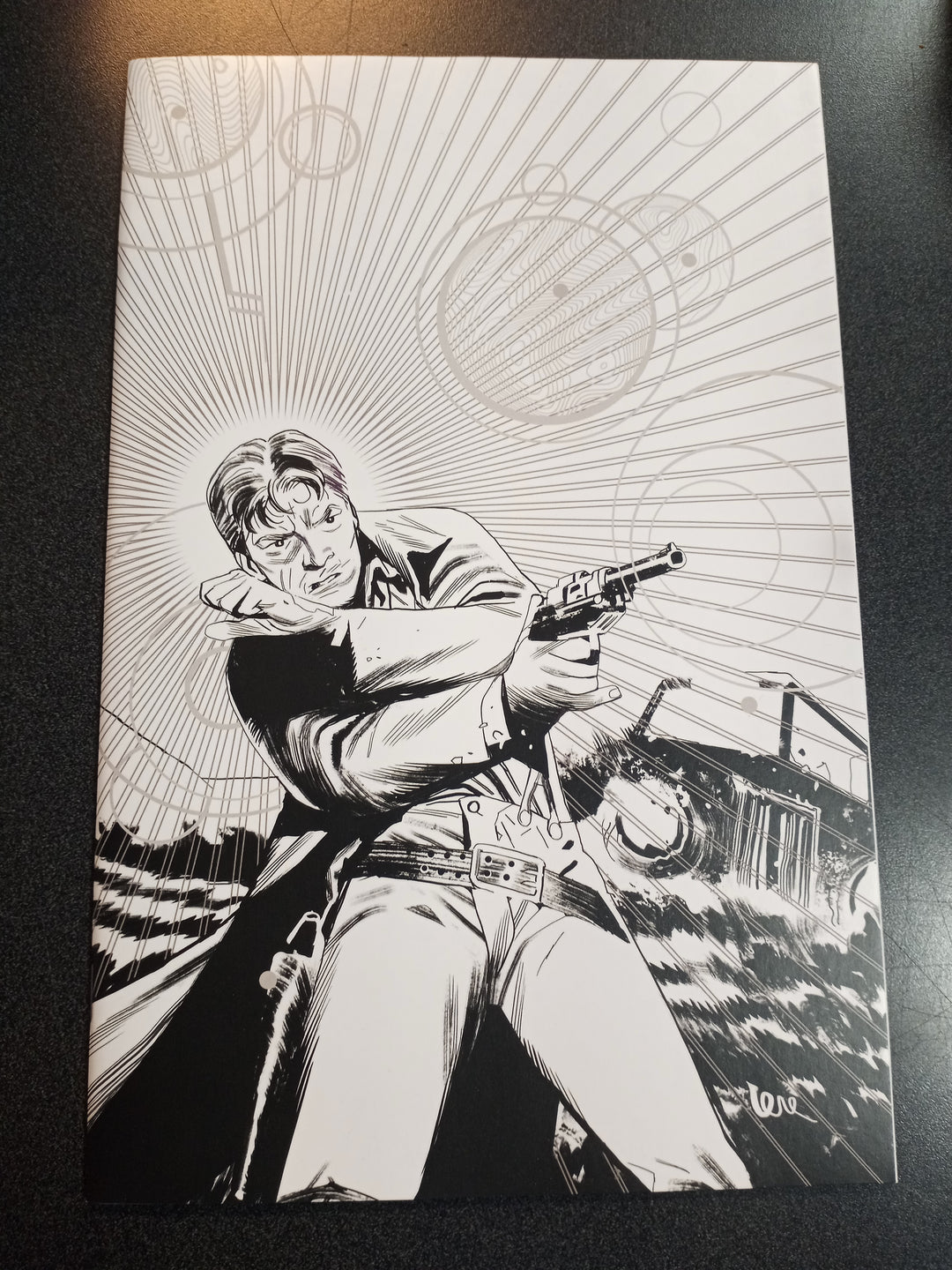 Firefly Blue Sun Rising #1 De Felici B&W Variant