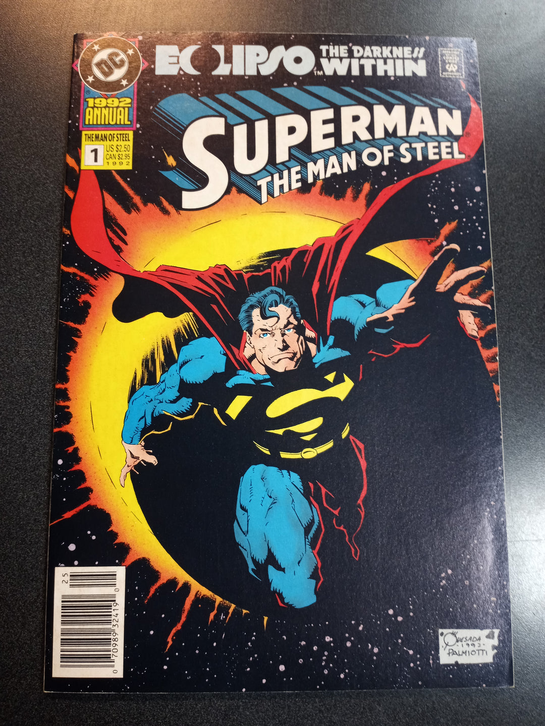Superman Man of Steel Annual #1 (Newsstand) NM