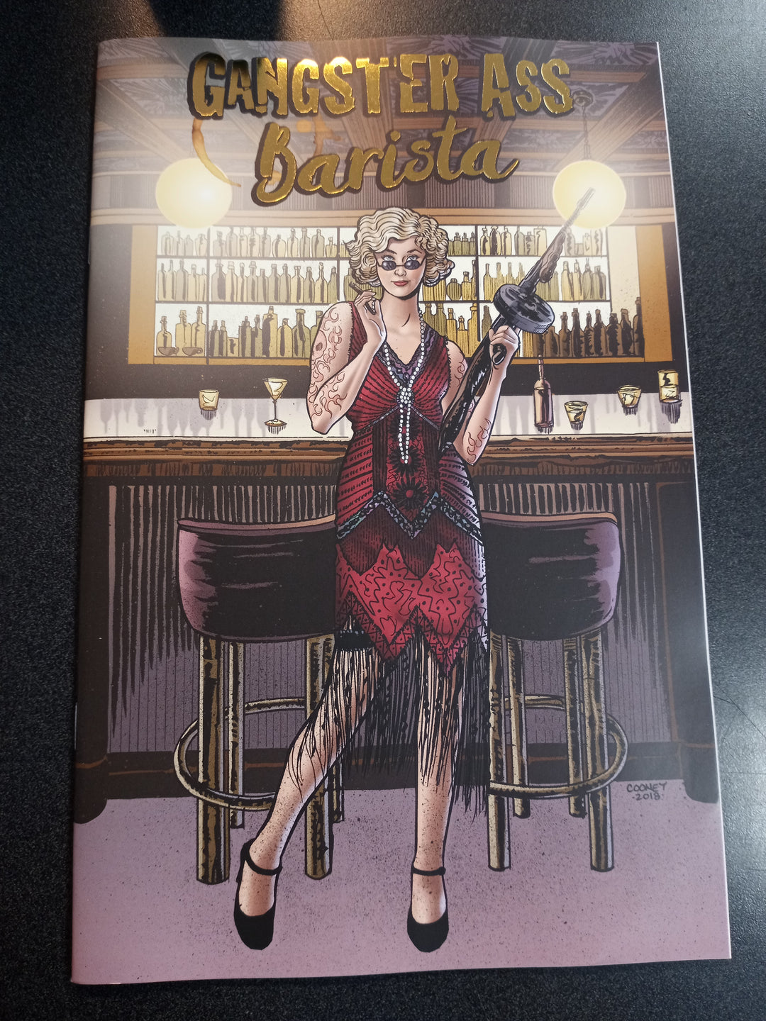 Gangster Ass Barista #2 Cover E 1 in 10 Daniel Cooney Foil Variant (Mature)