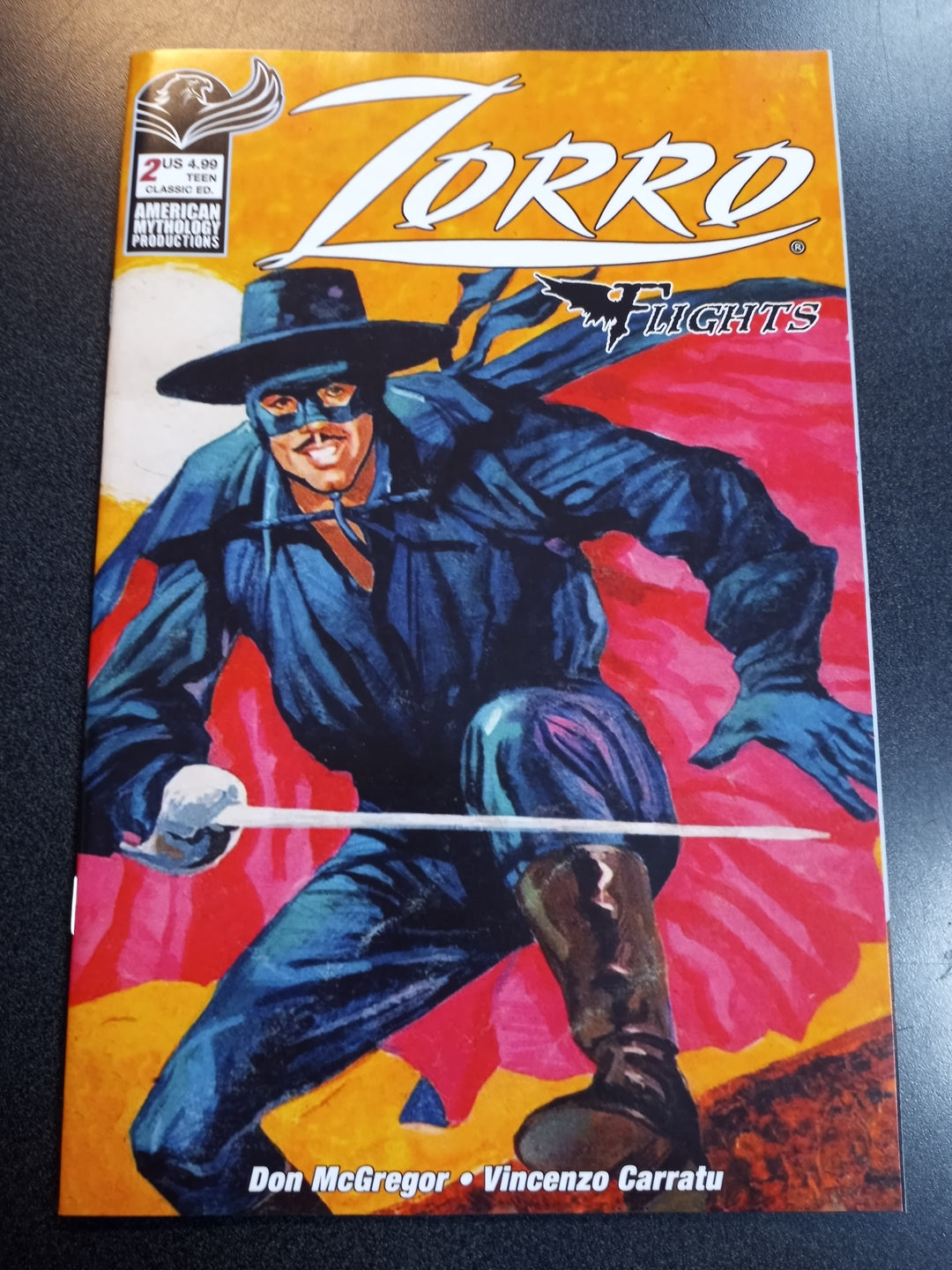 Zorro Flights #2 Cover B Classic Variant