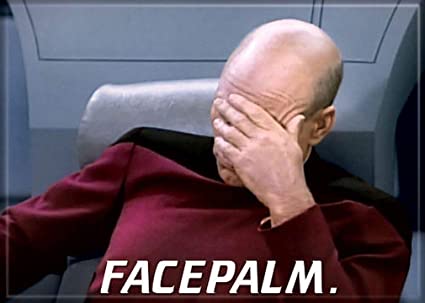 Star Trek Face Palm