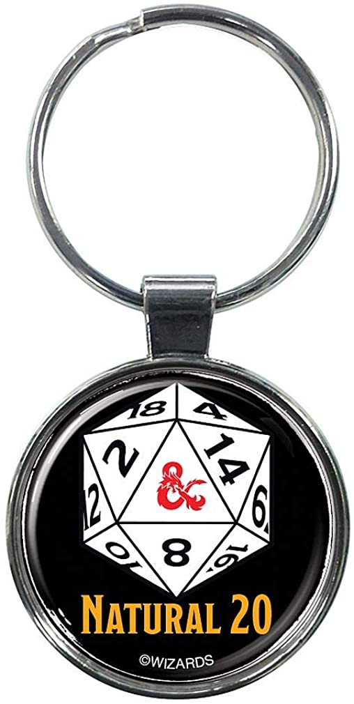 D&D Keychain Natural 20
