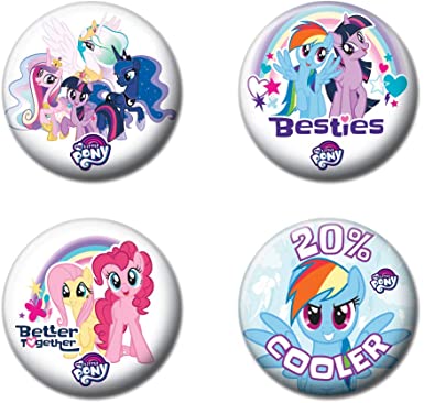 My Little Pony 4 Button Set 1