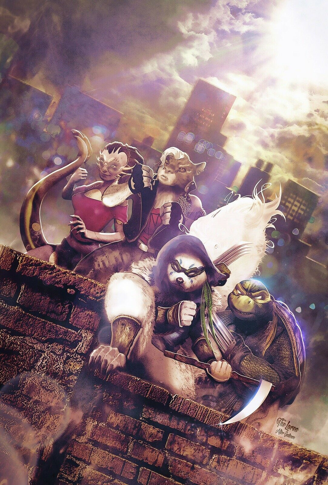 Teenage Mutant Ninja Turtles #112 Hal Laren Cover A Virgin Variant