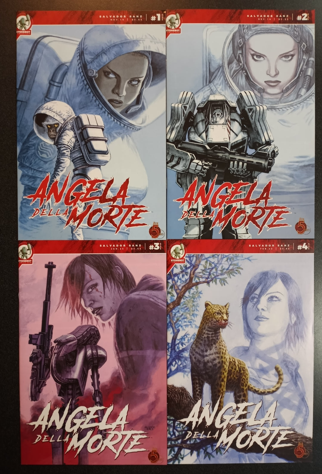 Angela Della Morte #1 - 4 Set NM