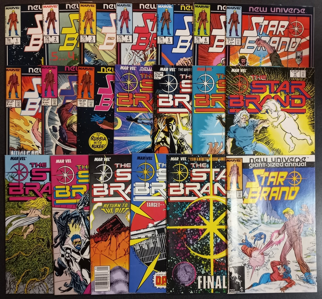 New Universe Star Brand #1 - 19 + Annual Set VF/NM