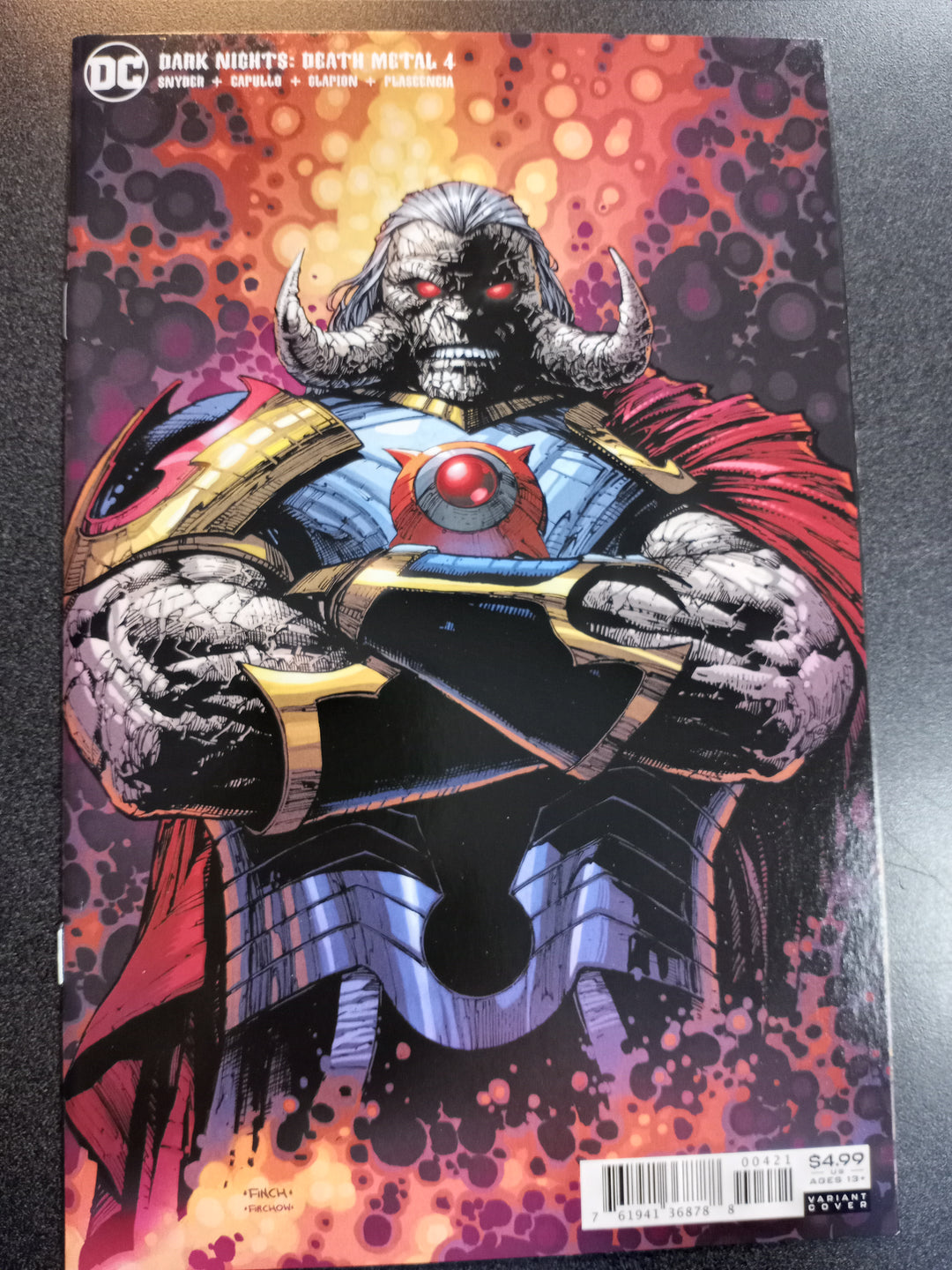 Dark Nights Death Metal #4 (Of 6) Darseid Card Stock David F