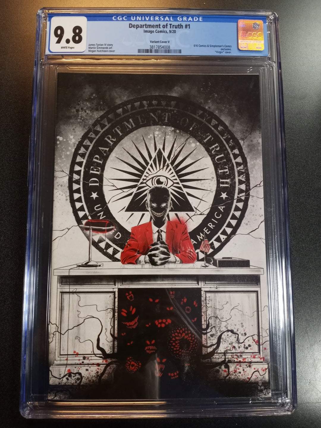 Department of Truth #1 Cover V CGC 9.8
